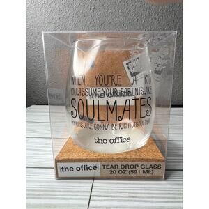 The Office Teardrop Glass 20oz Cup